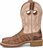 Side view of Double H Boot Womens Womens 10 Inch Steel Toe Square Toe Roper